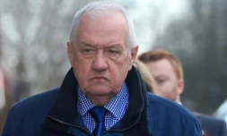 L'ex-commissaire David Duckenfield, à son arrivée au tribunal de Preston, le 14 janvier 2019