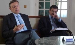 Lundi 16 mai 2011 - Présentation du bilan des activités 2010 de Ladom, avec François-Xavier Bieuville, directeur général de Ladom (Photo Emilie Sorres)