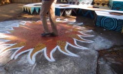 Mercredi 18 mai 2011 - Des artistes au Collège Montgaillard de Saint-Denis (Photo Emilie Sorres)