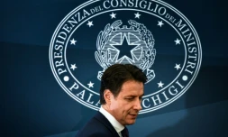 Le Premier ministre italien Giuseppe Conte à Rome le 28 décembre.