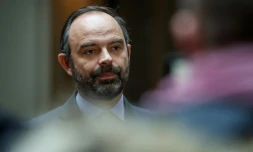 Edouard Philippe devant la préfecture de Paris, le 24 décembre 2018