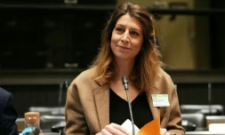 La directrice de France Inter, Adèle Van Reeth, devant la commission d'enquête sur la neutralité, le fonctionnement et le financement de l'audiovisuel public, à l'Assemblée nationale, le 18 décembre 2025