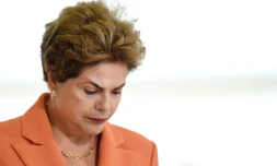 La présidente brésilienne Dilma Rousseff à Brasilia, le 4 mai 2016