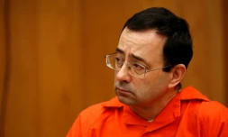 Larry Nassar devant le tribunal de Charlotte, dans le Michigan, le 31 janvier 2018