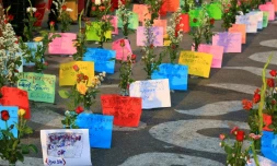 Manifestation contre le coup d'Etat en Birmanie, Ă Rangoun le 25 mars 2021.