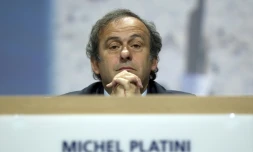 Michel Platini, alors président de l'UEFA, lors du 61e congrÚs de la Fifa, le 1er juin 2011 à Zurich