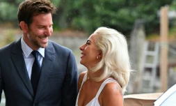 Le réalisateur et acteur  Bradley Cooper et Lady Gaga arrivent à l'Hôtel Excelsior le 31 août 2018 pendant le Festival du Film de Venise