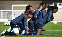 Les Bleues Ă l'entraĂźnement, le 15 mai 2019 Ă Clairefontaine