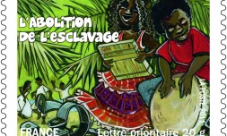 Timbre à l'effigie de l'abolition de l'esclavage à La Réunion