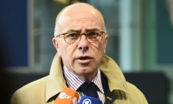 Bernard Cazeneuve à Luxembourg, le 8 octobre 2015