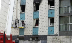 Opération des pompiers le 21 février 2019 à Aulnay-sous-Bois