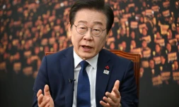 Le chef de l'opposition sud-coréenne Lee Jae-myung, le 6 décembre 2024 à Séoul