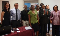 1er juin 2011 - Conférence de presse de la délégation du comité de tourisme de Rodrigues