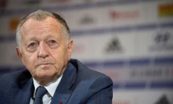 Le président de l'Olympique Lyonnais, Jean-Michel Aulas, le 15 octobre 2919 à Décines-Charpieu