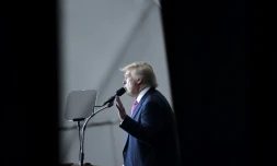 Le candidat républicain à la Maison Blanche lors d'un discours à Manheim en Pennsylvania, le 1er octobre 2016