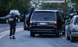 La voiture d'Hélène Pastor, le jour de l'attaque, le 6 mai 2014 à Nice
