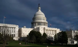 Le Capitole, siÚge du CongrÚs américain, le 7 mars 2024 à Washington
