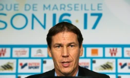 Le nouvel entraîneur de l'Olympique de Marseille, Rudi Garcia, le 21 octobre 2016 à Marseille
