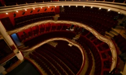Le théatre de la Sinne à Mulhouse, vide, à la veille du reconfinement le 29 octobre 2020