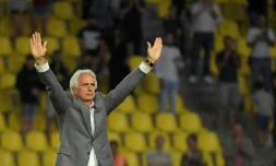 Vahid Halilhodzic aprÚs son dernier match en tant qu'entraßneur du FC Nantes en amical contre le Genoa, le 2 août 2019 au stade de La Beaujoire à Nantes