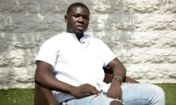 Richard Akuson, le rédacteur en chef du magazine A Nasty Boy (Un garçon coquin), à Lagos, le 22 août 2017