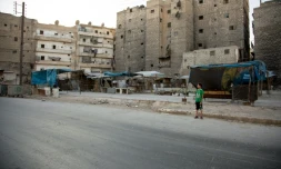 La zone contrôllée par les rebelles à Alep le 10 juillet 2016