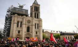 Rassemblement contre le racisme à Saint-Denis, à l'appel du nouveau maire LFI Bally Bagayoko, le 4 avril 2026 