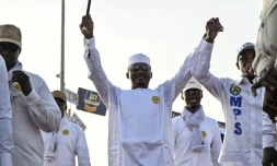 Le général Mahamat Idriss Déby Itno, le 4 mai 2024 à N'Djamena