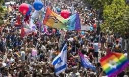 Parade de la Gay Pride à Tel Aviv, le 9 juin 2017