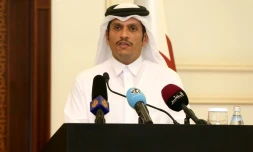 L'émir du Qatar cheikh Tamim ben Hamad Al-Thani, le 11 juillet 2017 à Doha