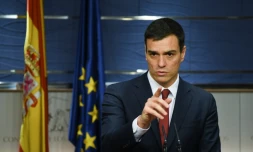 Le chef du parti socialiste espagnol (PSOE) Pedro Sanchez, le 2 février 2016