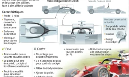 Le halo, système de protection du pilote de F1