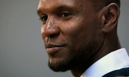 Le Français Eric Abidal, directeur sportif du FC Barcelone, lors de sa présentation à Sant Joan Despí, le 19 juin 2018  