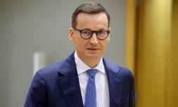 Le Premier ministre polonais Mateusz Morawiecki au sommet du Conseil européen, à Bruxelles, le 29 juin 2023