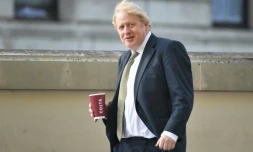Le Premier ministre britannique Boris Johnson, Ă Londres le 6 mai 2020