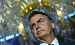 L'ex-président brésilien Jair Bolsonaro, le 3 février 2023 à Doral, en Floride