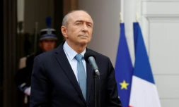 Le ministre de l'Intérieur Gérard Collomb à Paris le 17 mai 2017