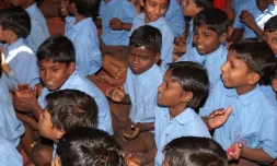 Inauguration du classe de l'école de Bodhgaya en Inde (Photo DR)