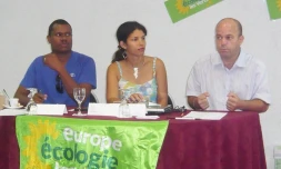 Samedi 18 juin 2011 - Conférence de presse Europe Écologie Les Verts Réunion (Photo D.R)