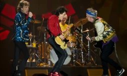 Les Rolling Stones en concert à Sao Paulo, le 24 février 2016