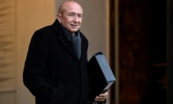 Le minsitre de l'Intérieur Gérard Collomb le 13 décembre 2017 à l'Elysee à Paris