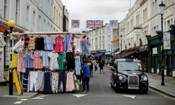 Une rue de Notting Hill à Londres, le 8 août 2017
