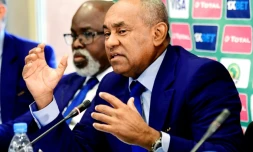 Le président de la CAF Ahmad Ahmad annonce le 8 janvier 2019 l'attribution de la CAN 2019 à l'Egypte