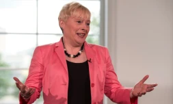 Angela Eagle lors d'une conférence de presse à Londres, le 11 juillet 2016