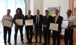 Vendredi 17 juin 2011 - Remise de prix du concours d'aide à la création d'entreprises innovantes (photo D.R)