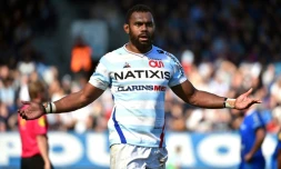 Leone Nakarawa lors d'un match de Top 14 du Racing 92 sur la pelouse de Castres le 24 février 2019