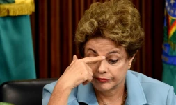La présidente du Bresil Dilma Rousseff à Brazilia, le 8 décembre 2015