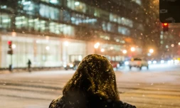 Chute de neige le 20 janvier 2016 à Washington