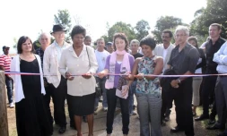 Vendredi 24 juin 2011: Inauguration de la zone de loisirs de Saint-François (photo DR)