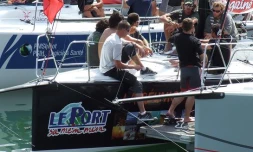Tour de France à la voile 2011 - Le &quot;Ile de La Réunion  - Ville du Port&quot; (Photo DR)